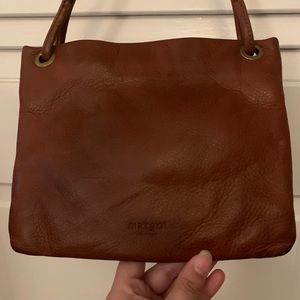 Margot - brown leather crossbody
